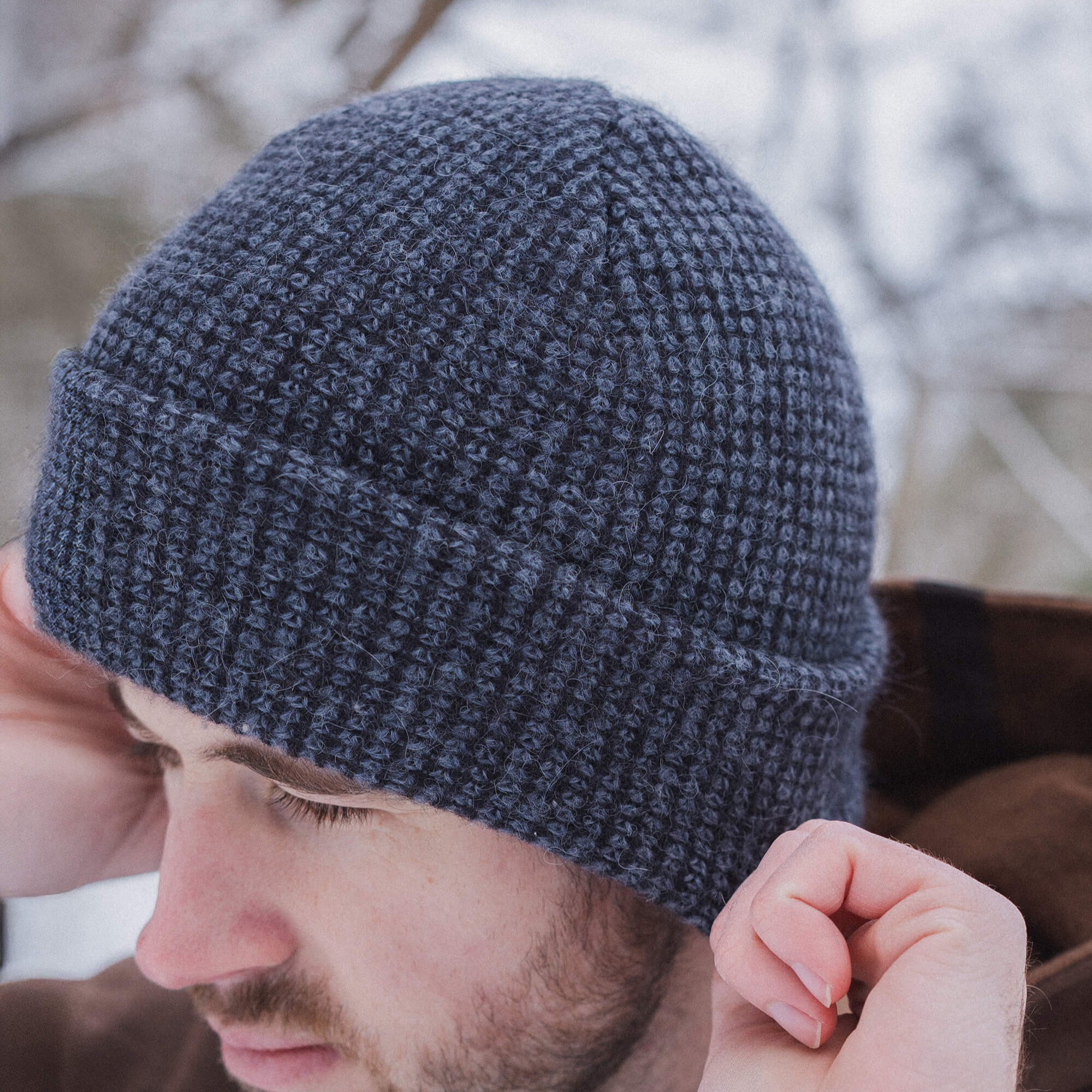 LONDON UNDERGROUND☆Underground alpaca beanie Underground alpaca beanie_Light Yellow - 감도 깊은 취향