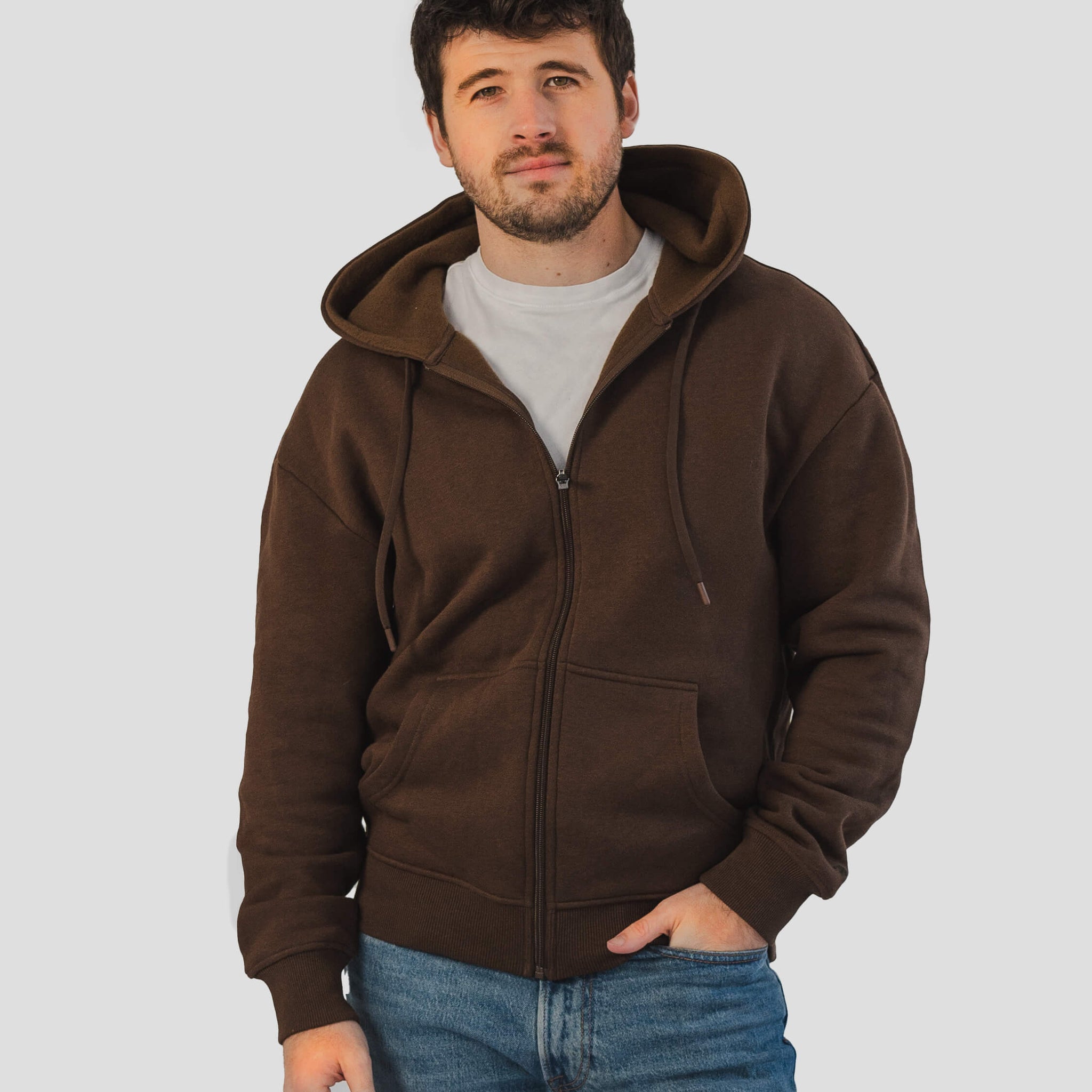 Men's AlpacaCloud® Middleweight Zip Hoodie | Follow Your Legend