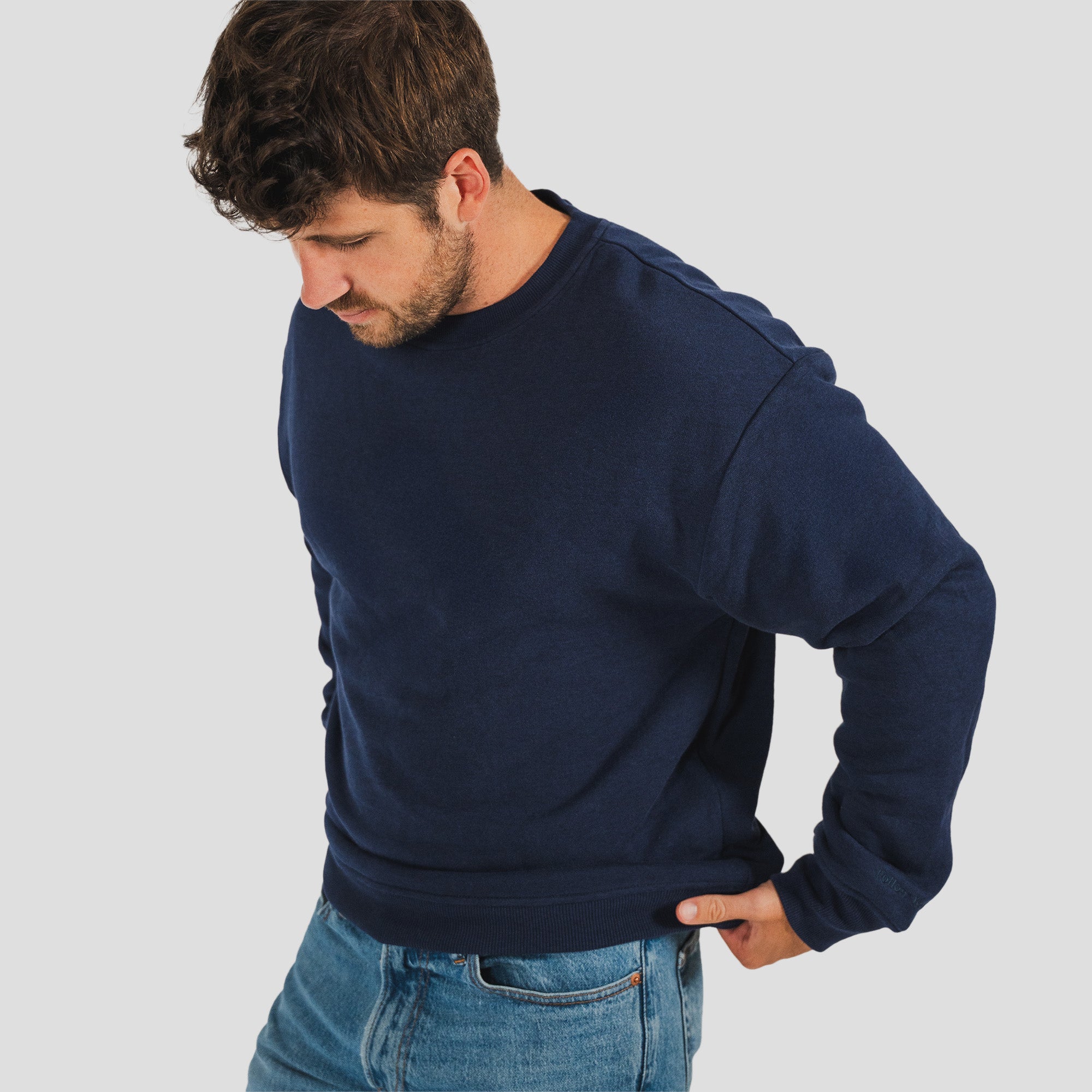 Men's AlpacaCloud® Crew Neck Sweatshirt | Follow Your Legend